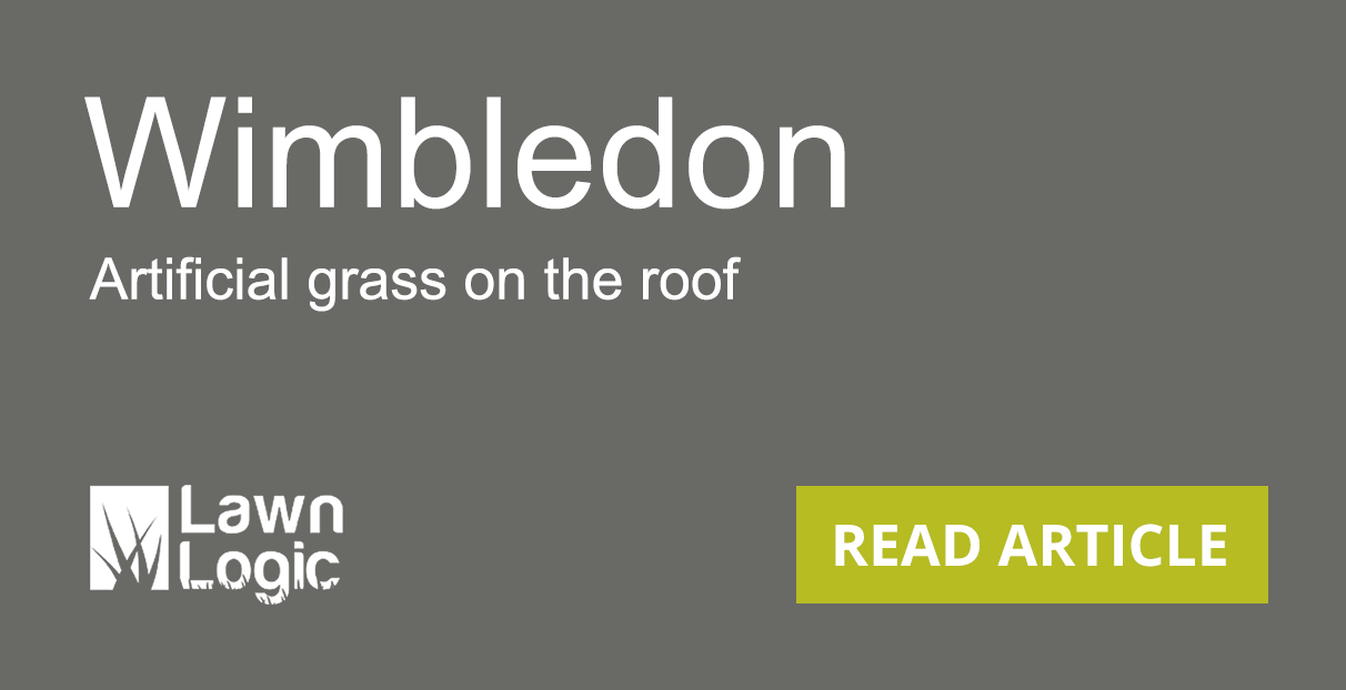grass on the roof at Wimbledon article